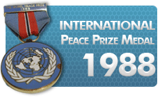 International Peace Prize Medal 1988